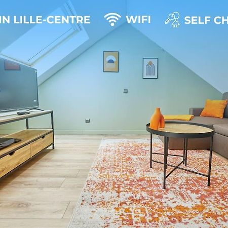 Ferienwohnung Elegant T3 A 5 Min De La Gare Lille-Flandres Mons-en-Baroeul Exterior foto